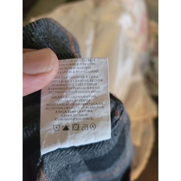 Molokai Surf Co. Hooded Plaid Flannel Button-Up Shirt Jacket XL‎ surfer skater - Picture 8 of 10